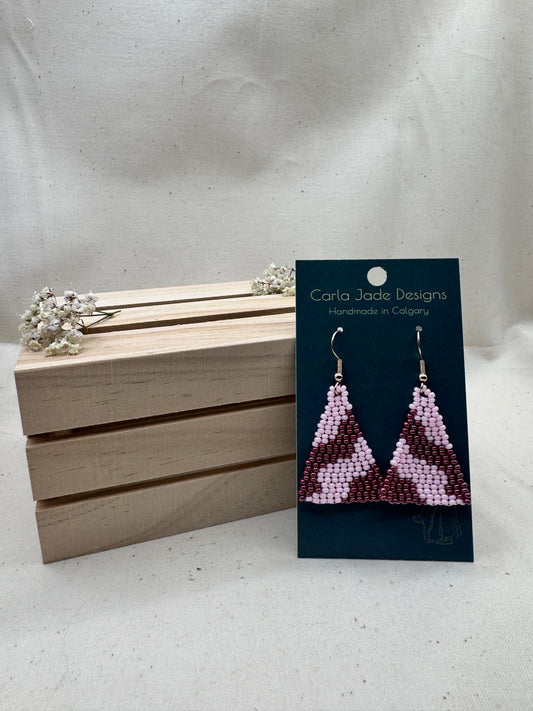 Colourwave Earrings - Berry Rosé