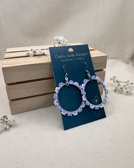 Bloom Hoops - Lilac Breeze