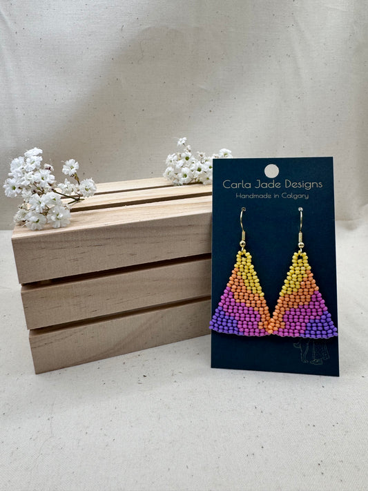 Colourwave Earrings - Sunset Punch