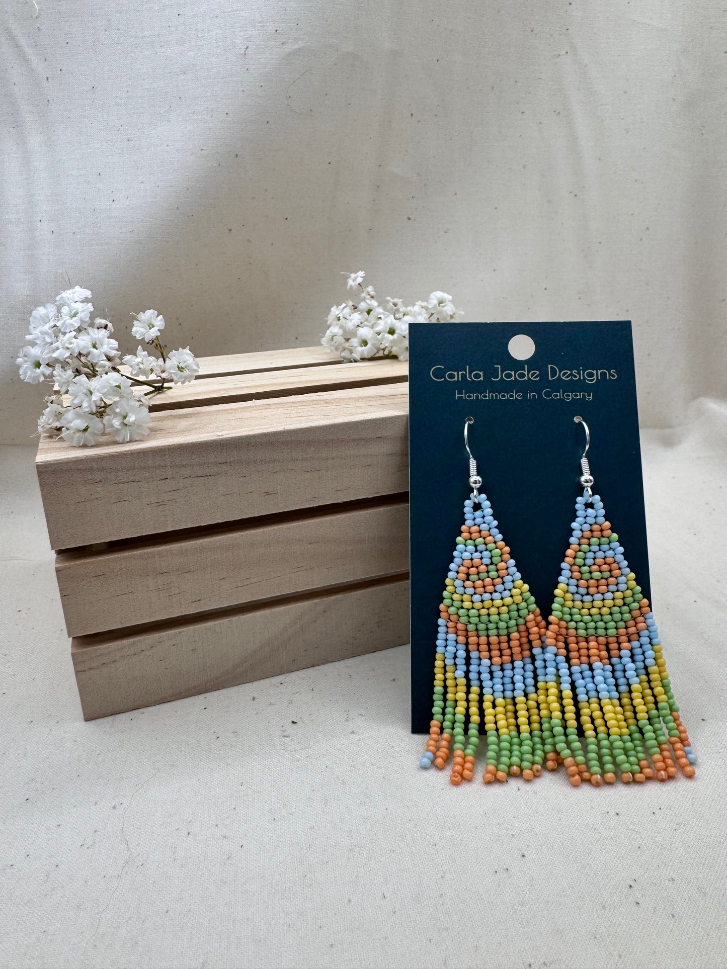 Pastel Swirl Earrings