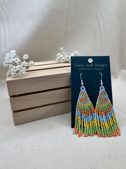 Pastel Swirl Earrings