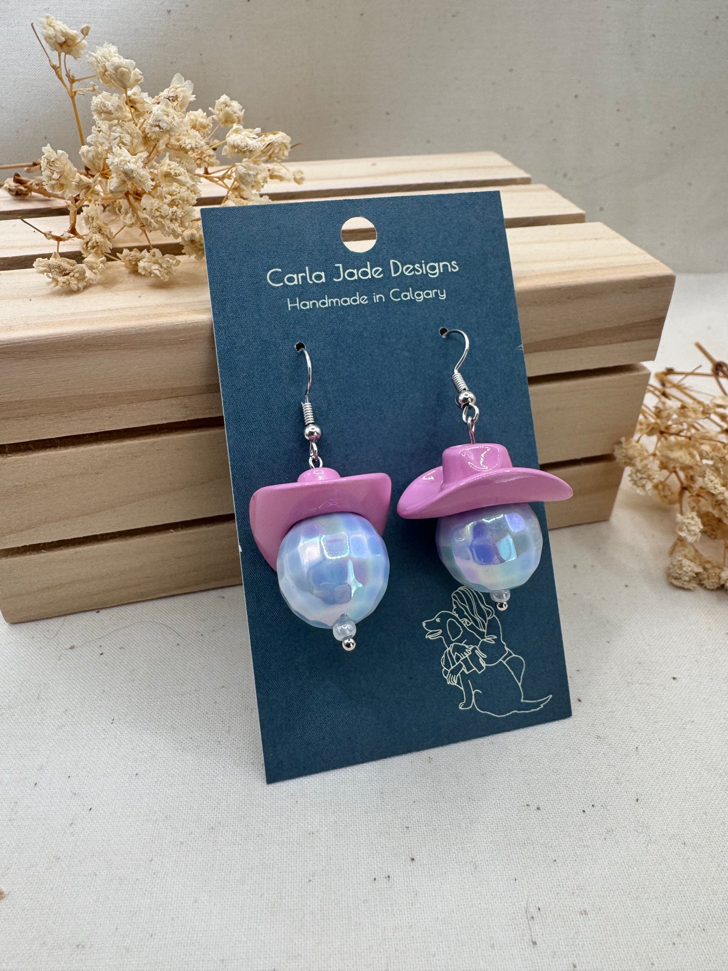 Midnight Rodeo Earrings - Denim & Dolls