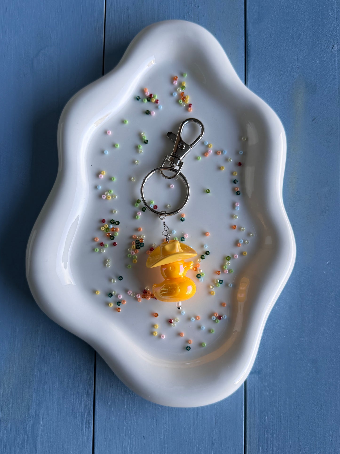 Howdy Duck - Key Ring - Yellow