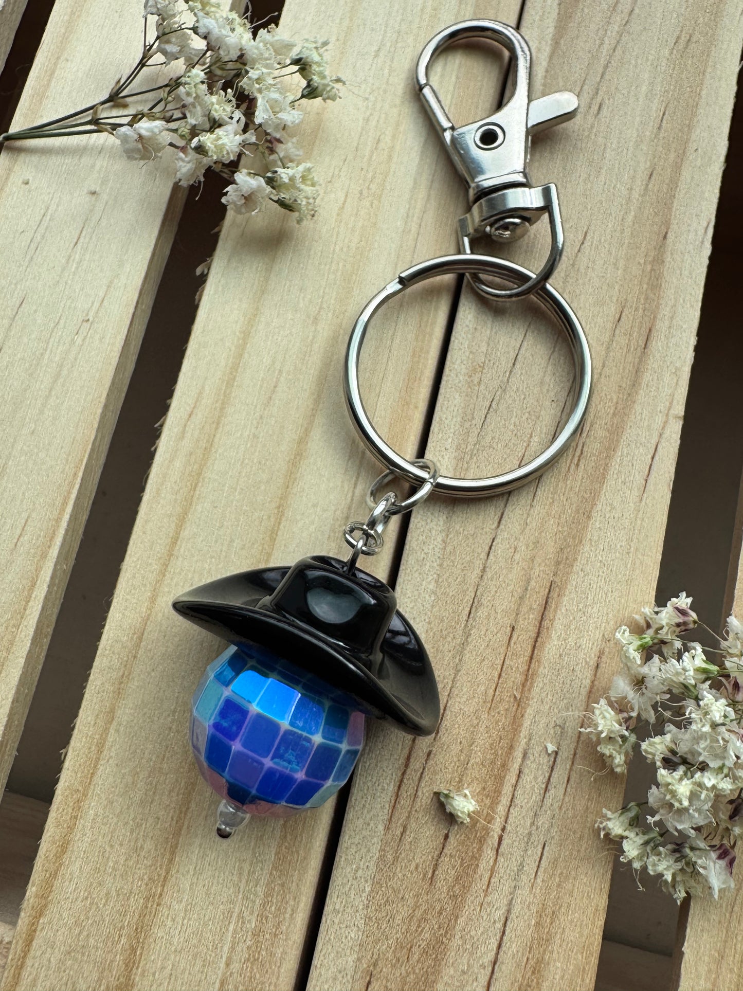 Midnight Rodeo - Key Ring - Black & Blue