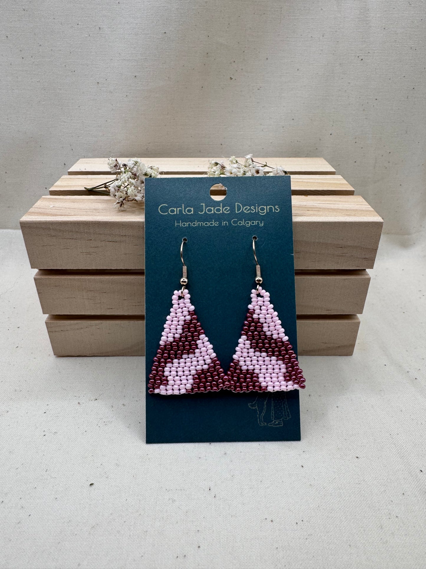 Colourwave Earrings - Berry Rosé