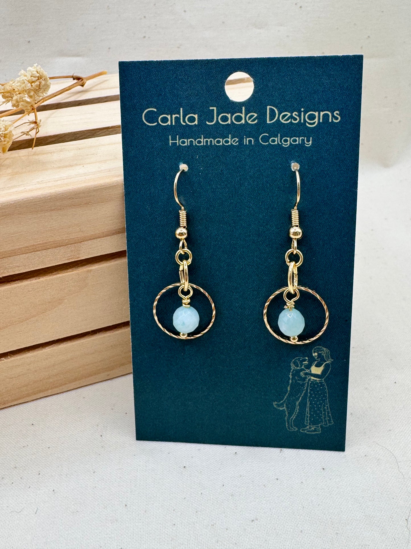 Orbit Earrings - Seafoam