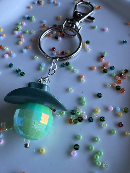 Key Ring - Disco Cowboy - D Green