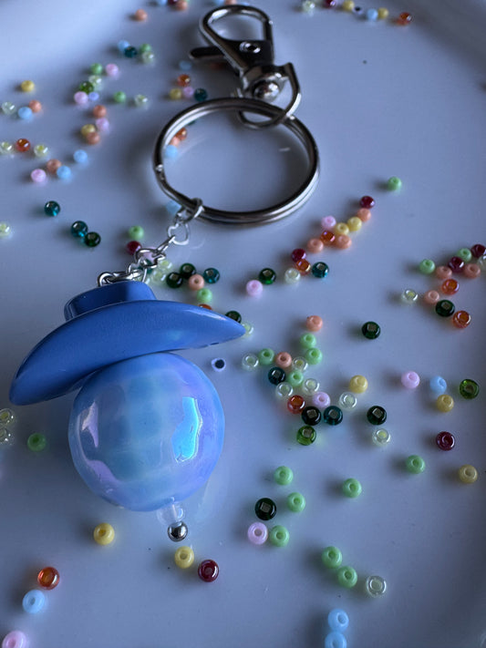 Key Ring - Disco Cowboy - Blue