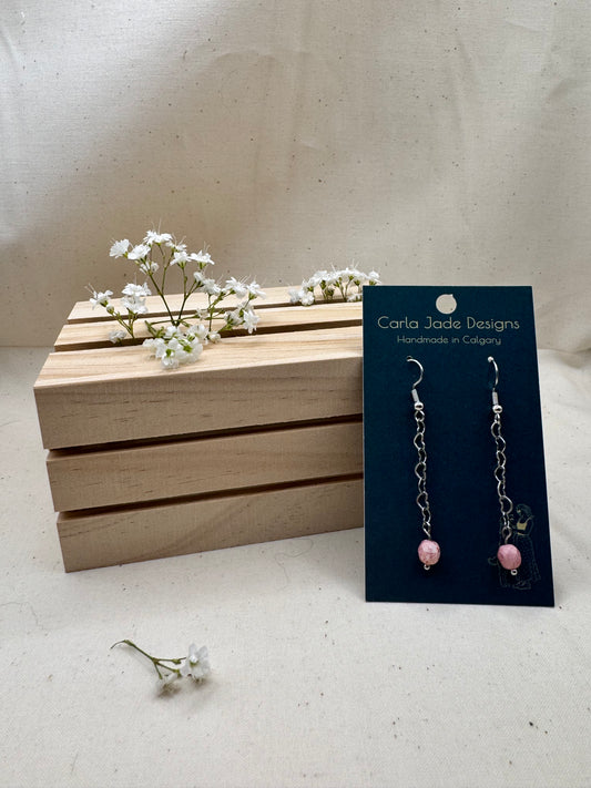 Rose Drop Earring