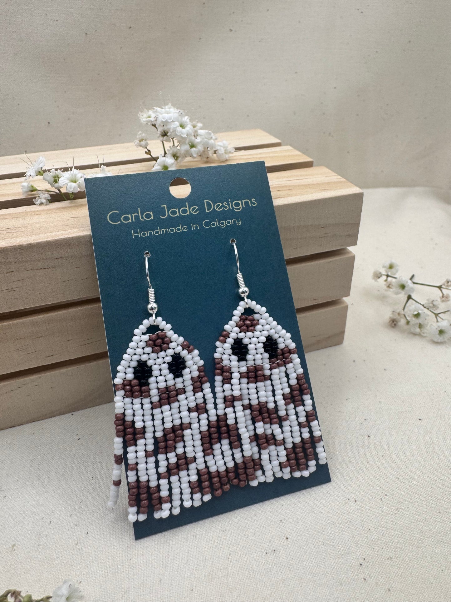 Cowboy Ghost Earrings
