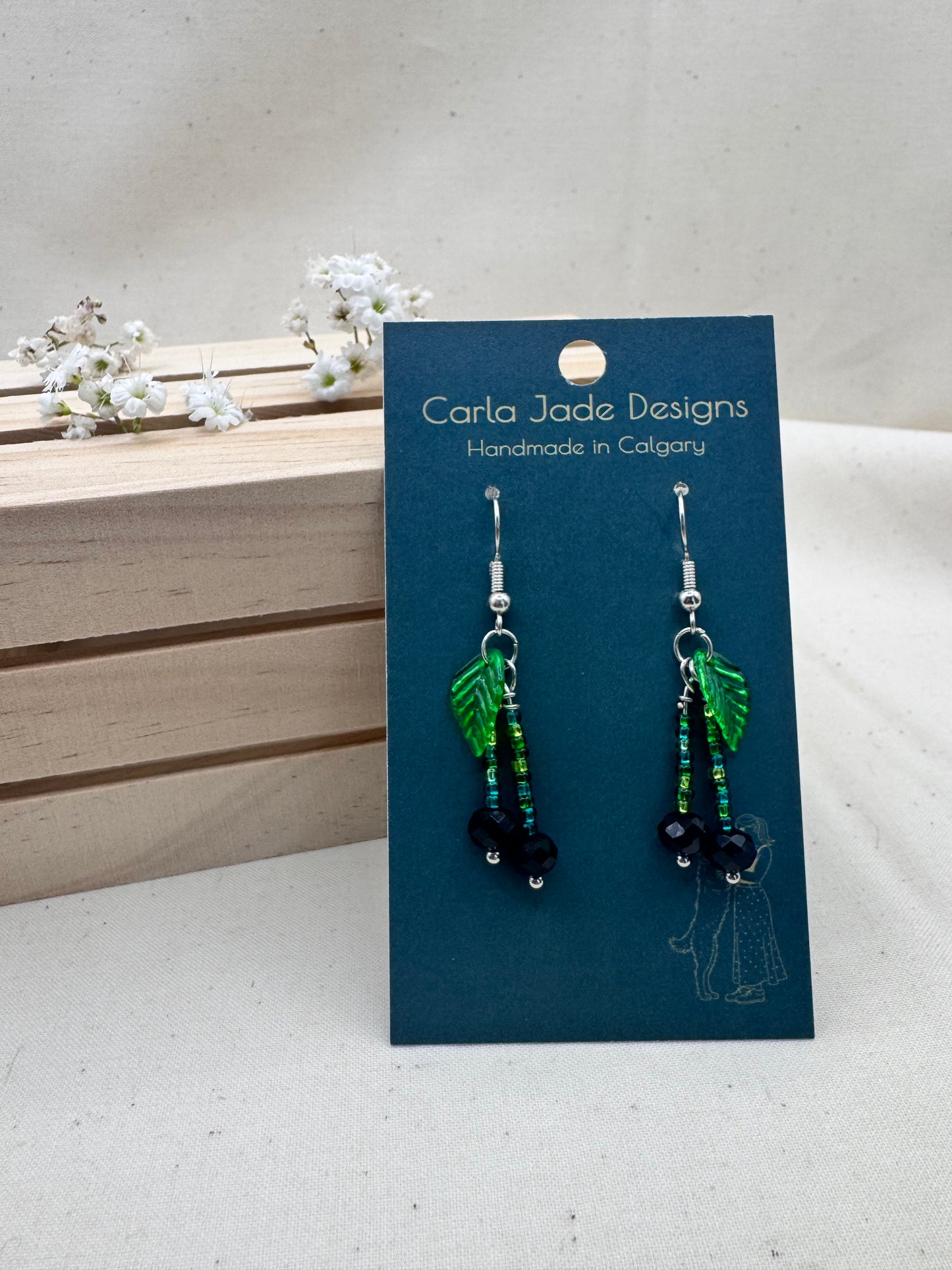 Blackberry Earrings