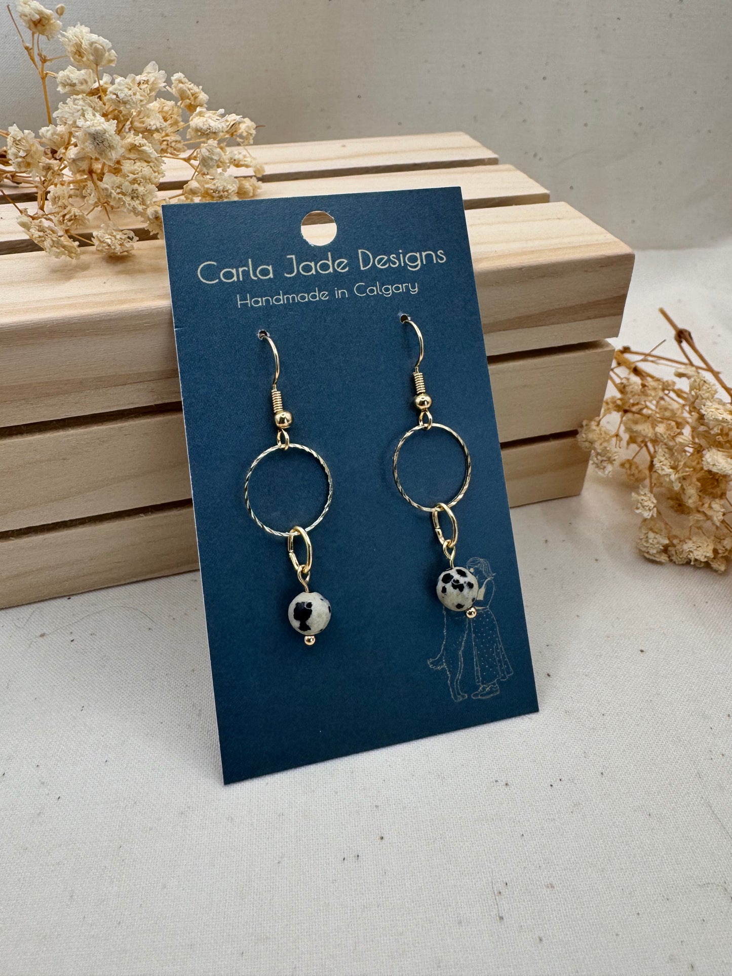 Drift Earrings - Rodeo Speckle