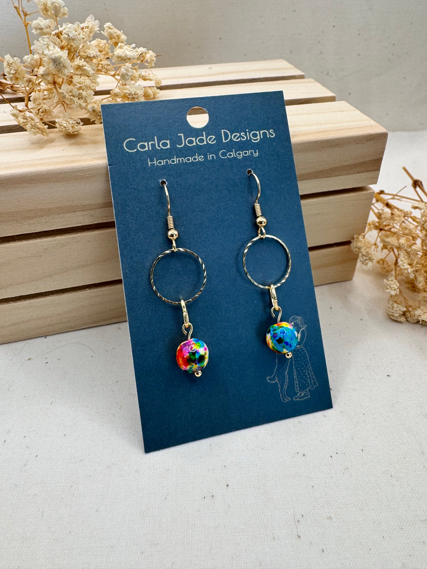 Drift Earrings - Paint Party