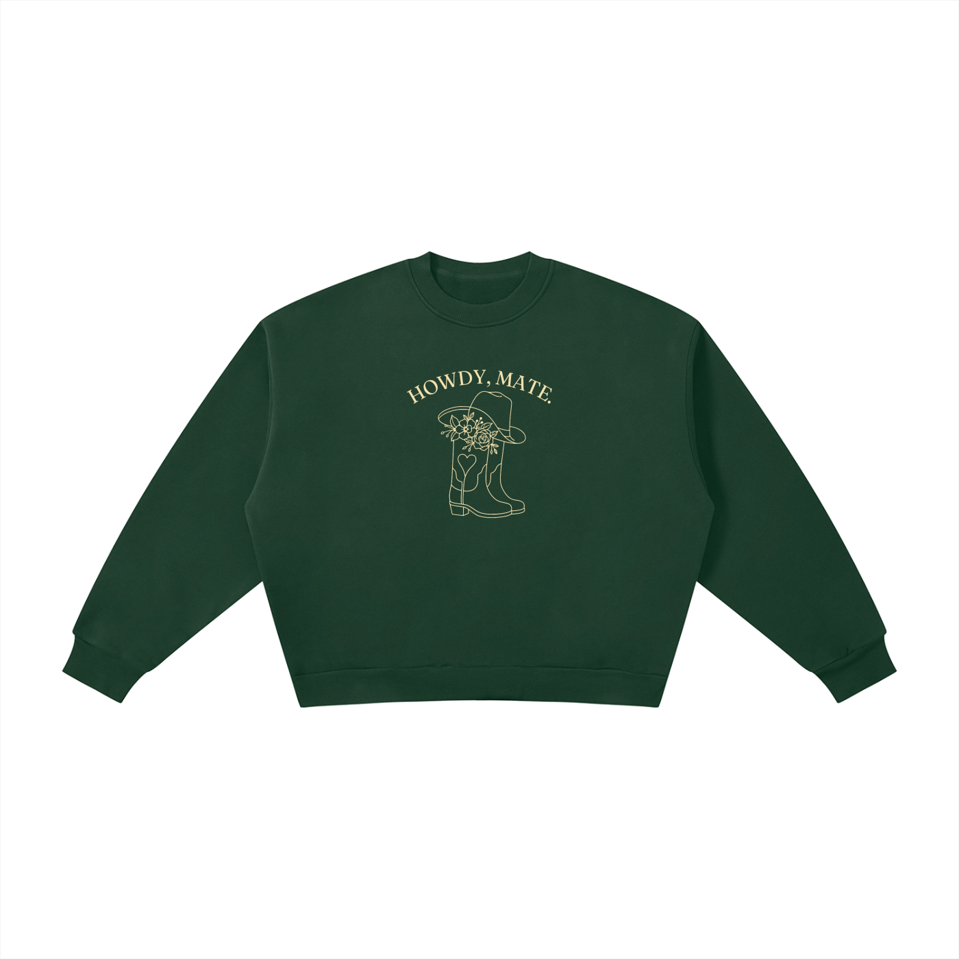Howdy, Mate. | Ladies Crewneck | Lilac