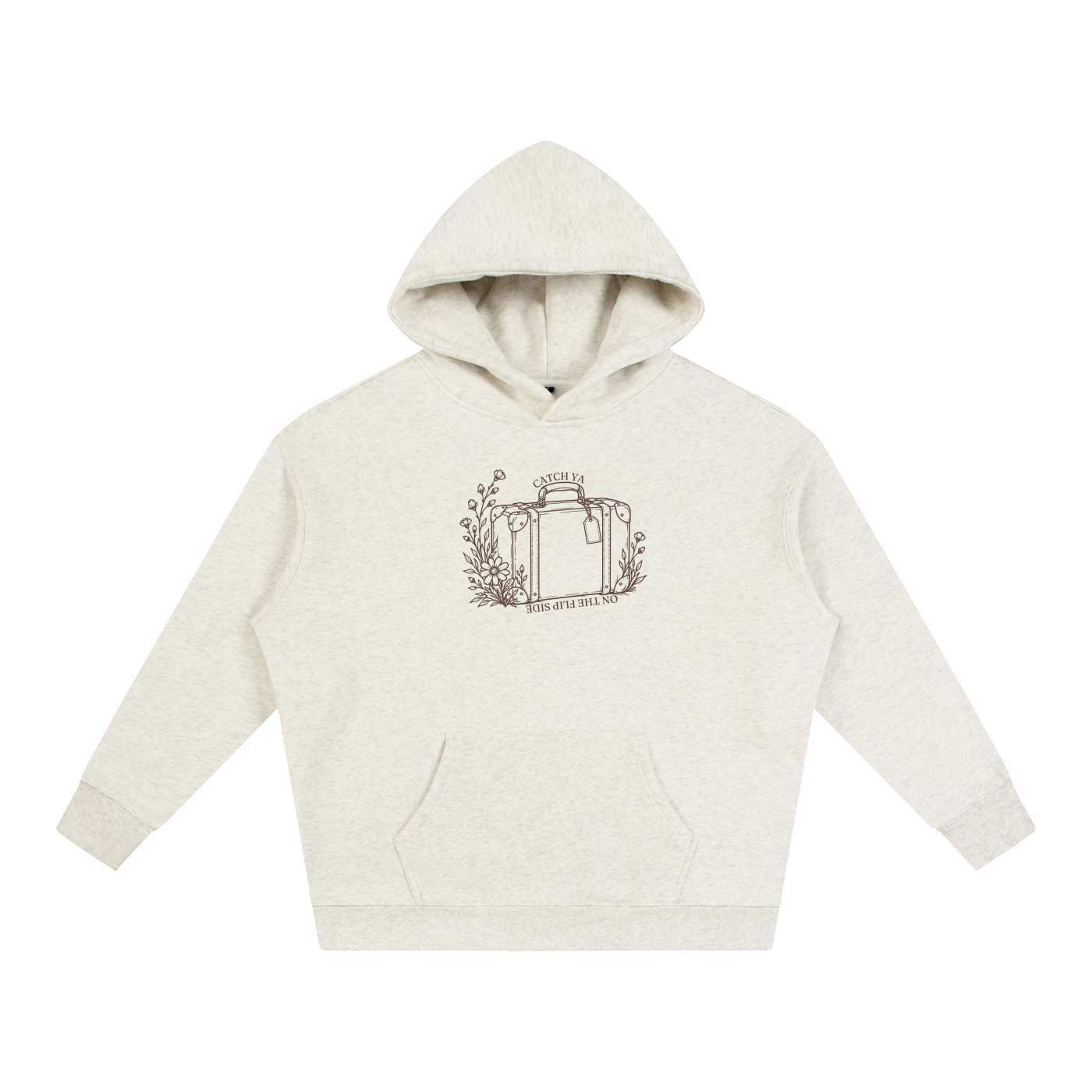 Catch Ya on the Flip Side | Hoodie | Espresso