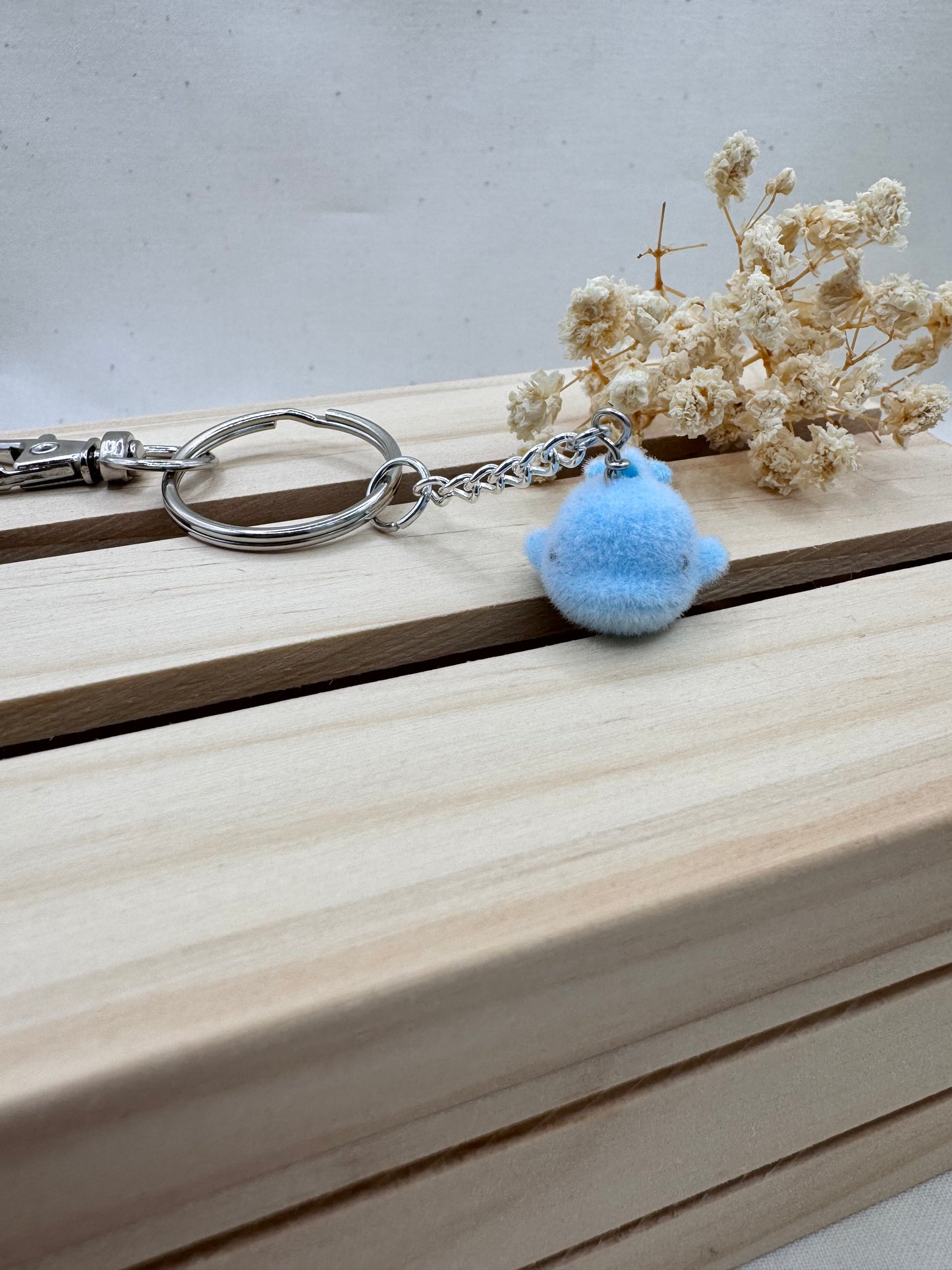 The Ocean Club | Key Ring | Whale (Light Blue)