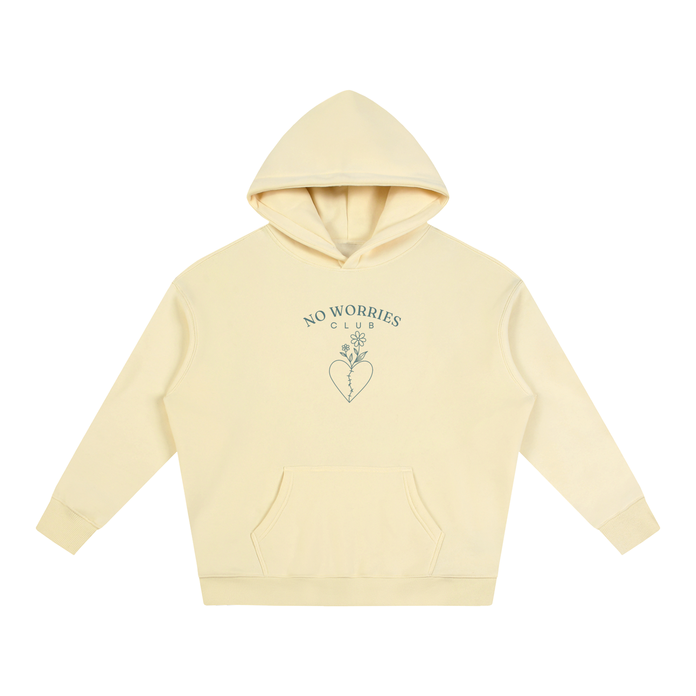 No Worries Club Hoodie – Ocean