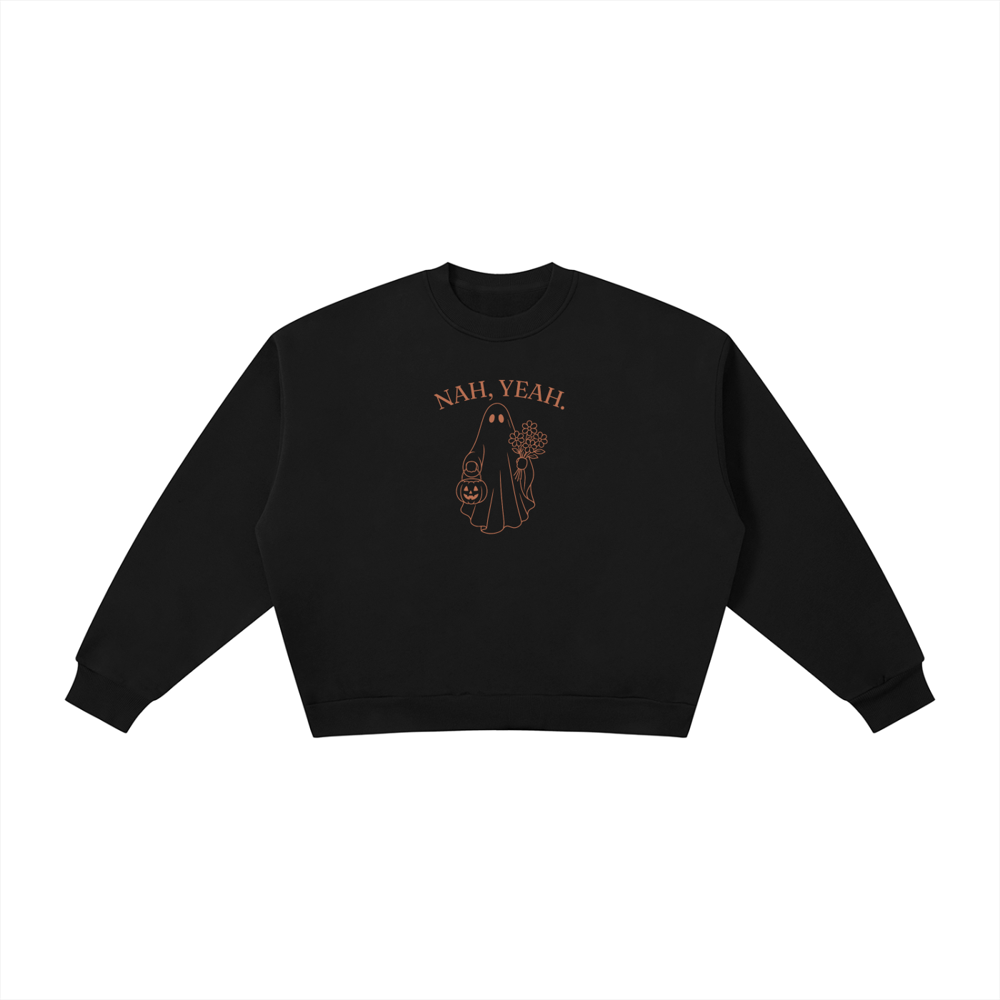 Nah, Yeah | Ladies Crewneck | Terracotta
