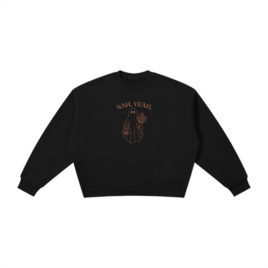 Nah, Yeah | Ladies Crewneck | Terracotta