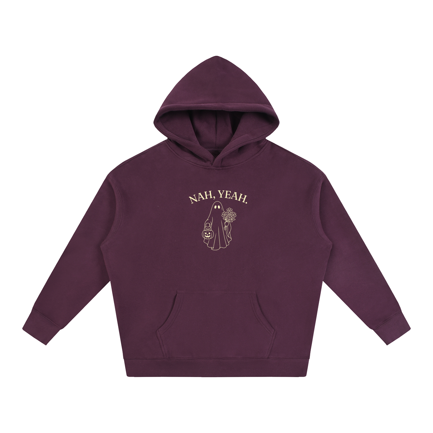 Nah, Yeah Hoodie - Buttercream
