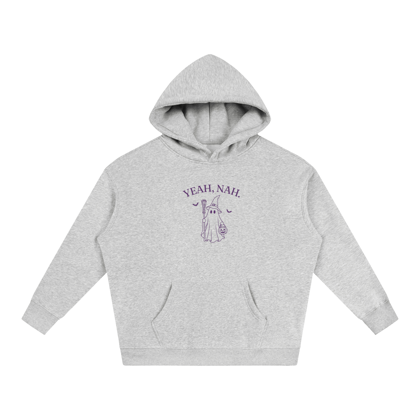 Yeah, Nah Hoodie - Plum