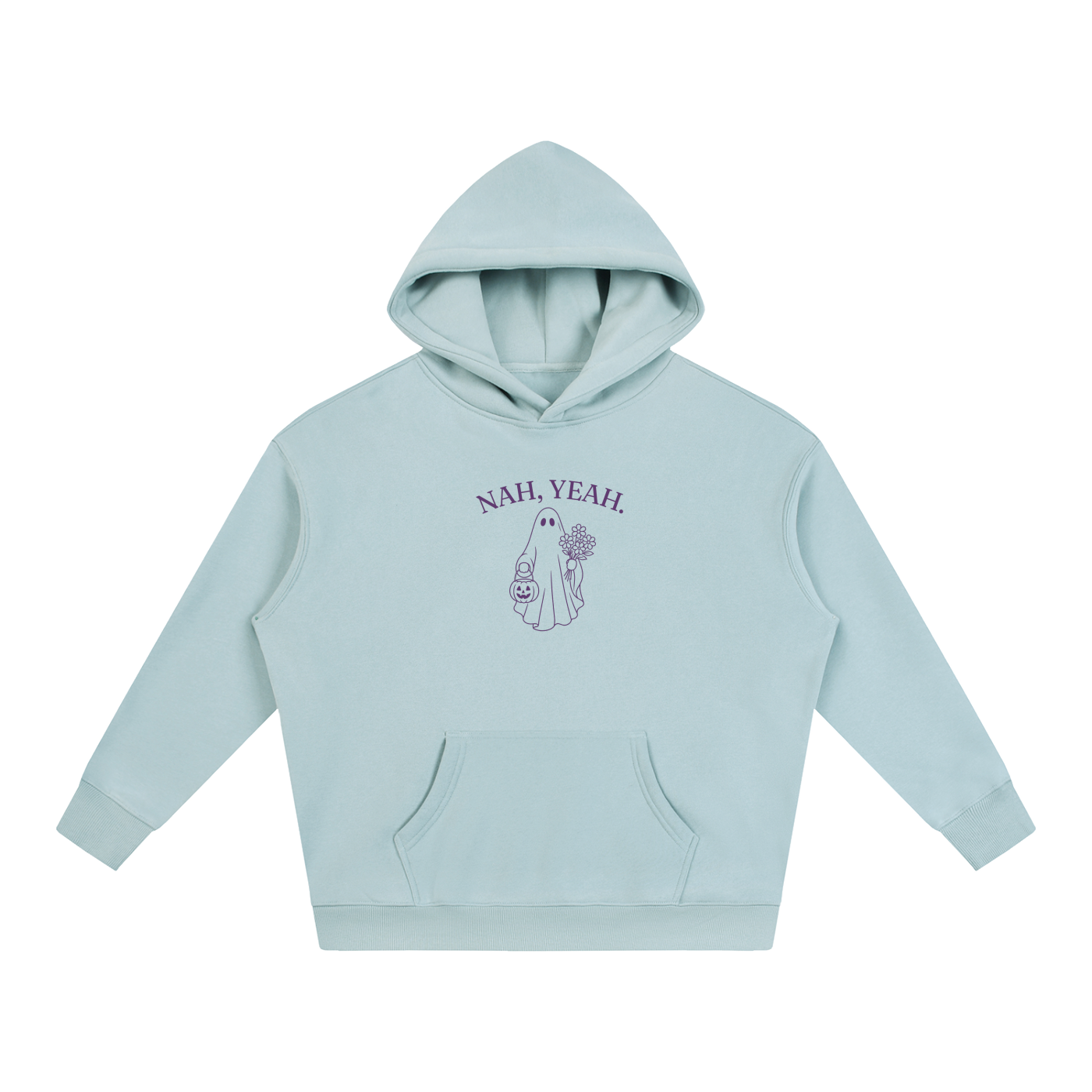 Nah, Yeah Hoodie - Plum
