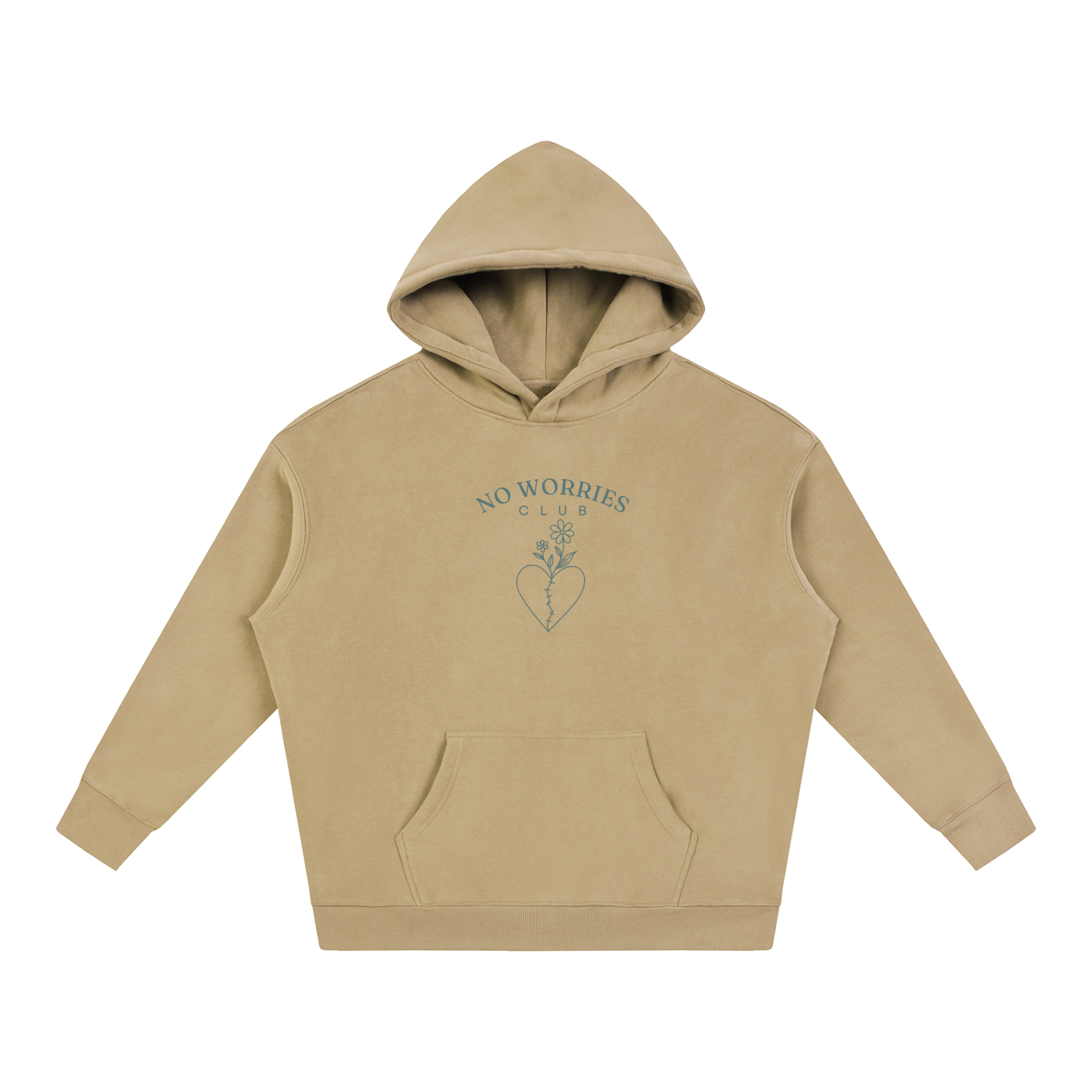 No Worries Club Hoodie – Ocean