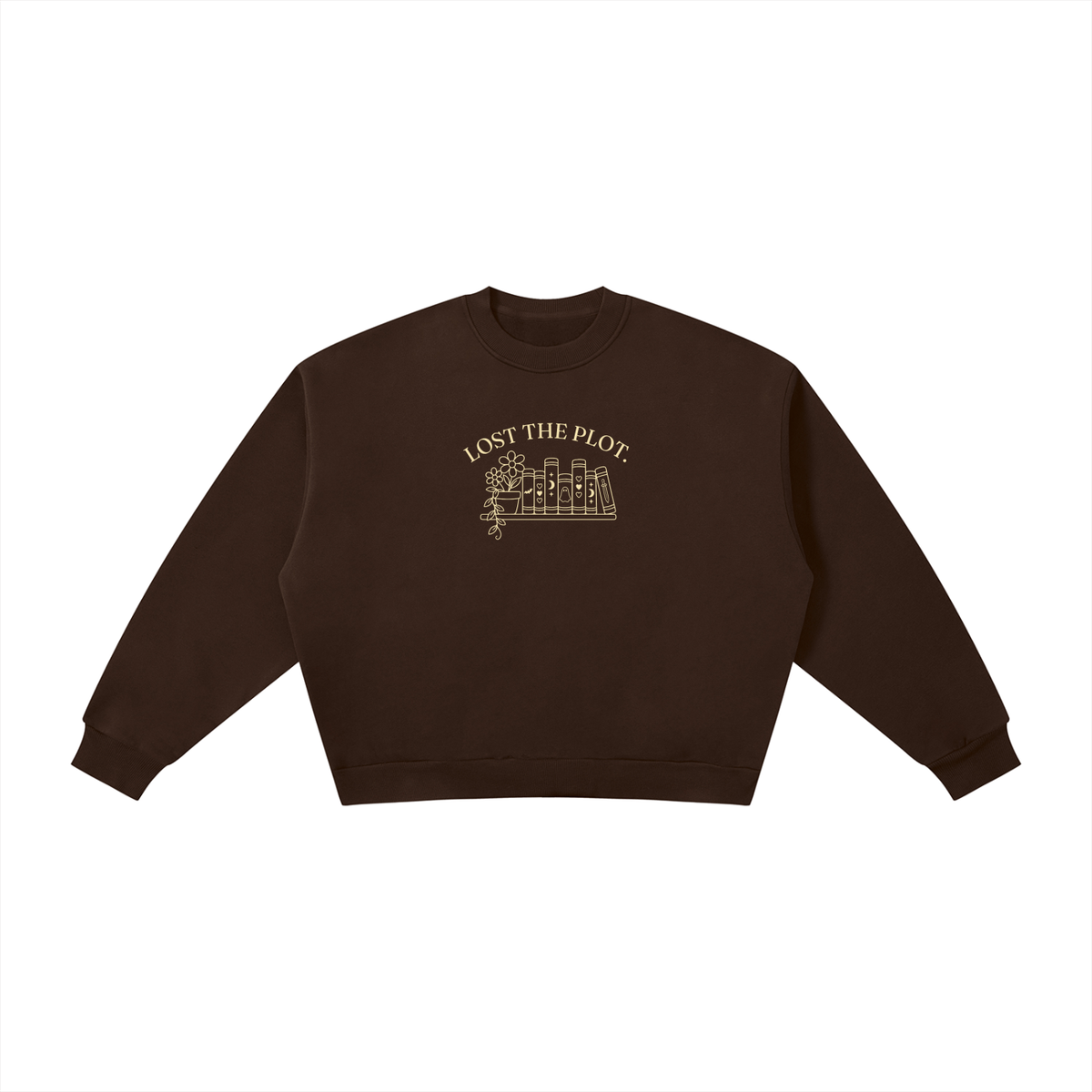Lost the Plot | Ladies’ Oversized Crewneck | Buttercream
