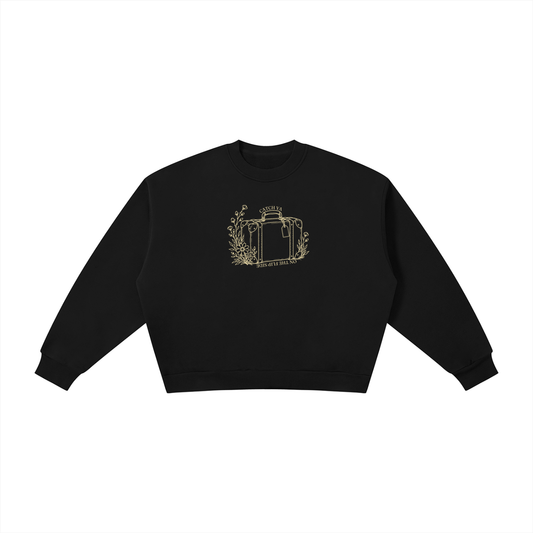 Catch Ya on the Flip Side | Ladies Crewneck | Buttercream