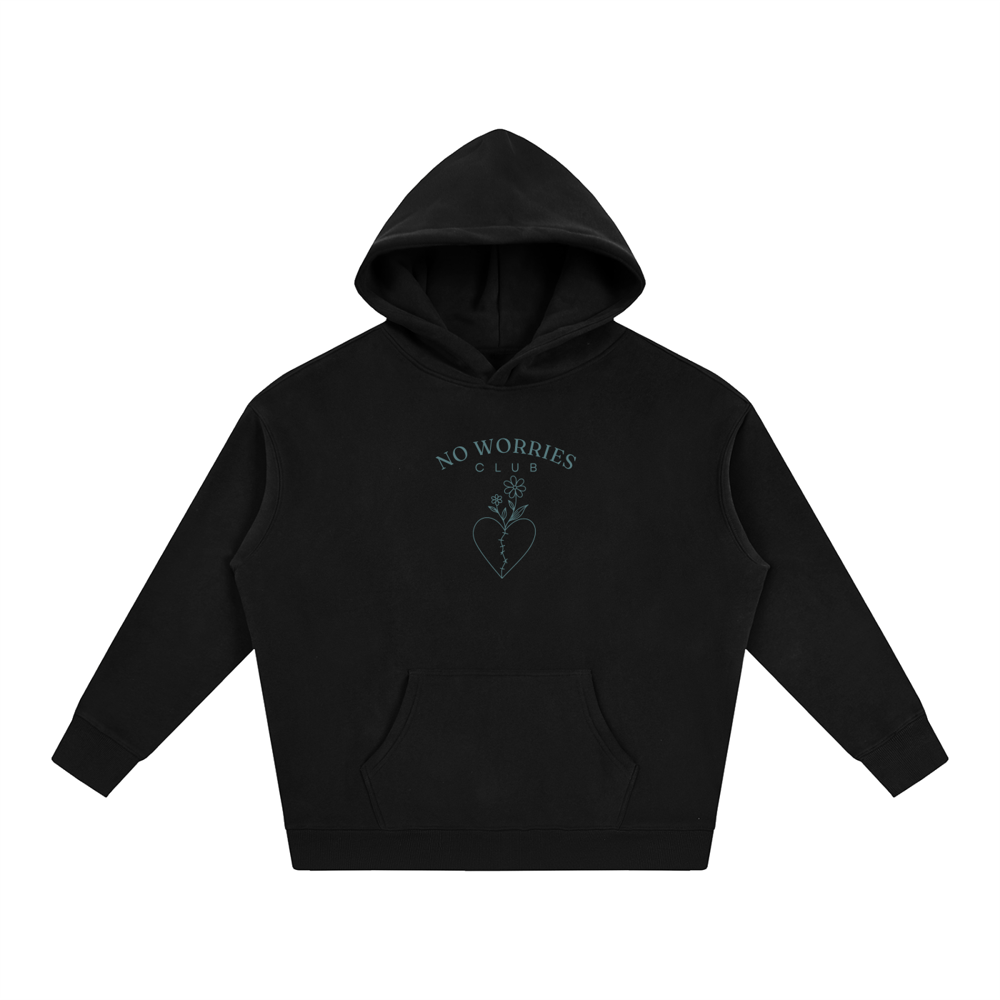 No Worries Club Hoodie – Ocean