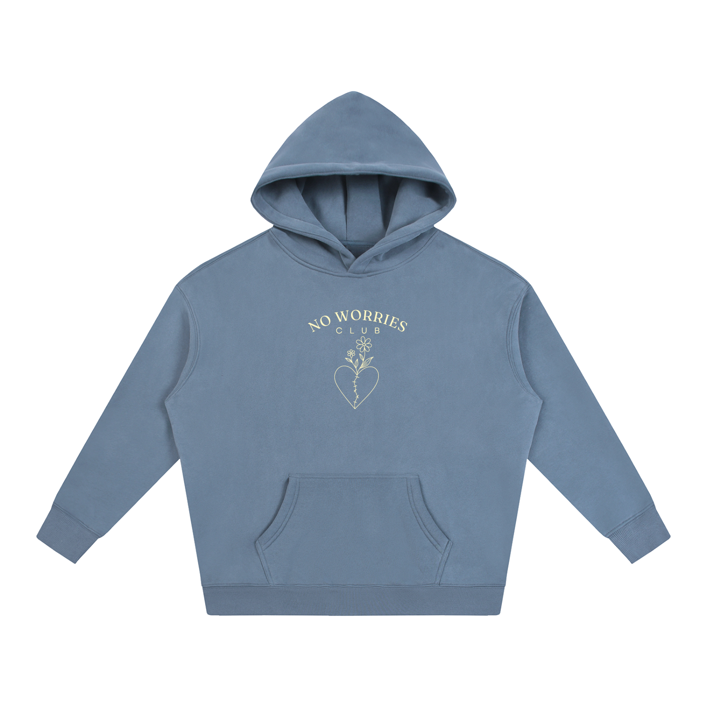 No Worries Club Hoodie - Buttercream