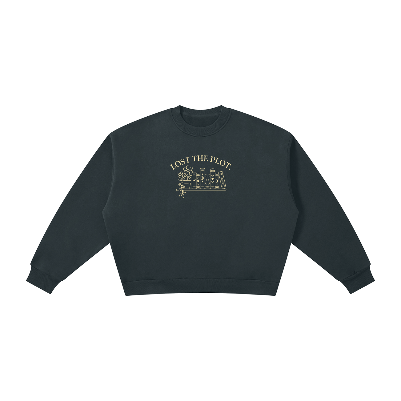 Lost the Plot | Ladies’ Oversized Crewneck | Buttercream