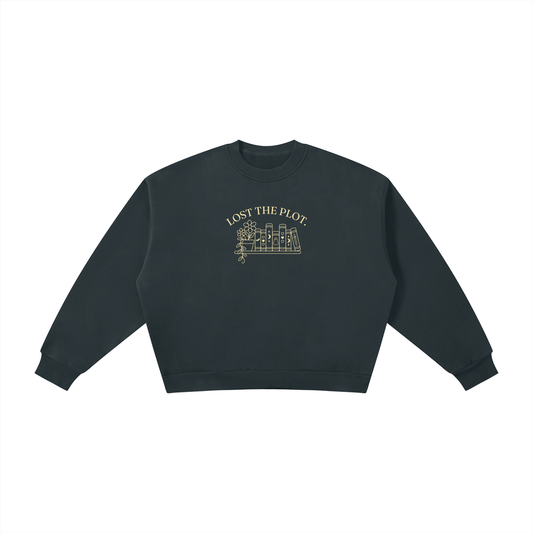 Lost the Plot | Ladies’ Oversized Crewneck | Buttercream