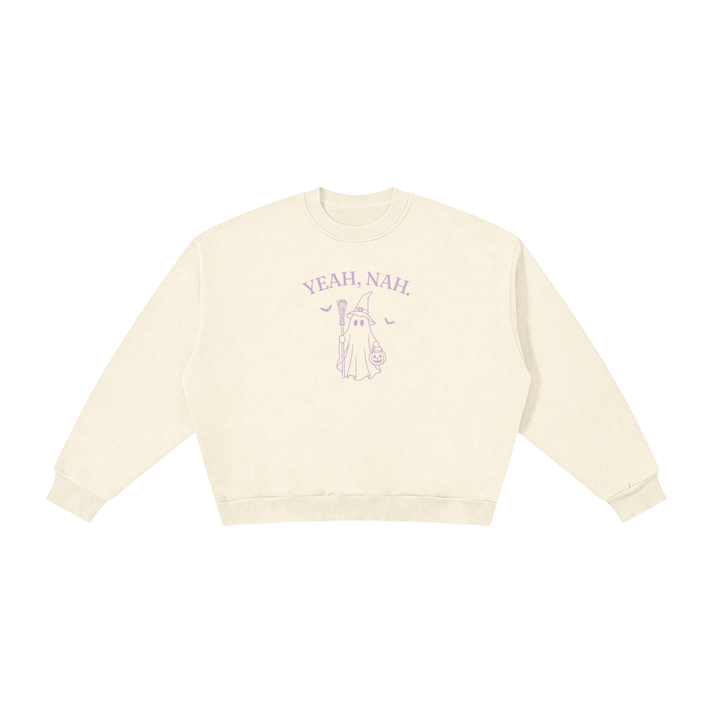 Yeah, Nah | Ladies Crewneck | Lilac