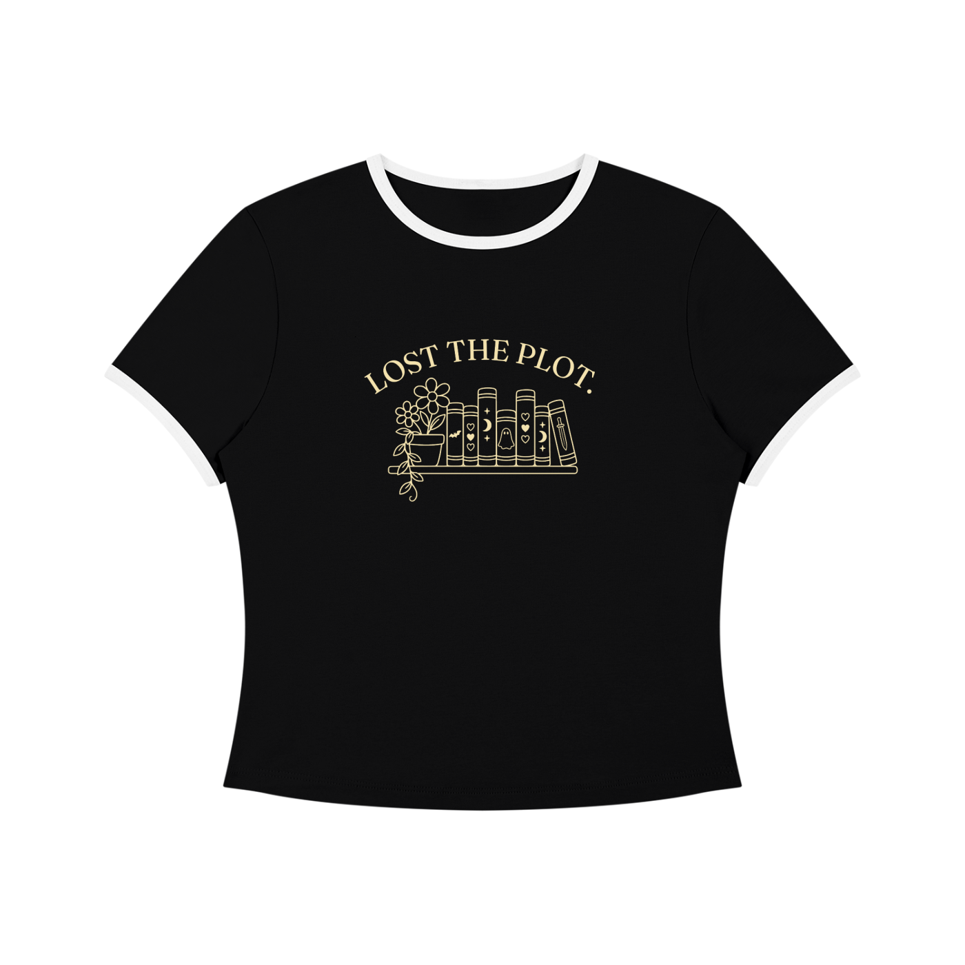 Lost the Plot | Crop Tee | Buttercream