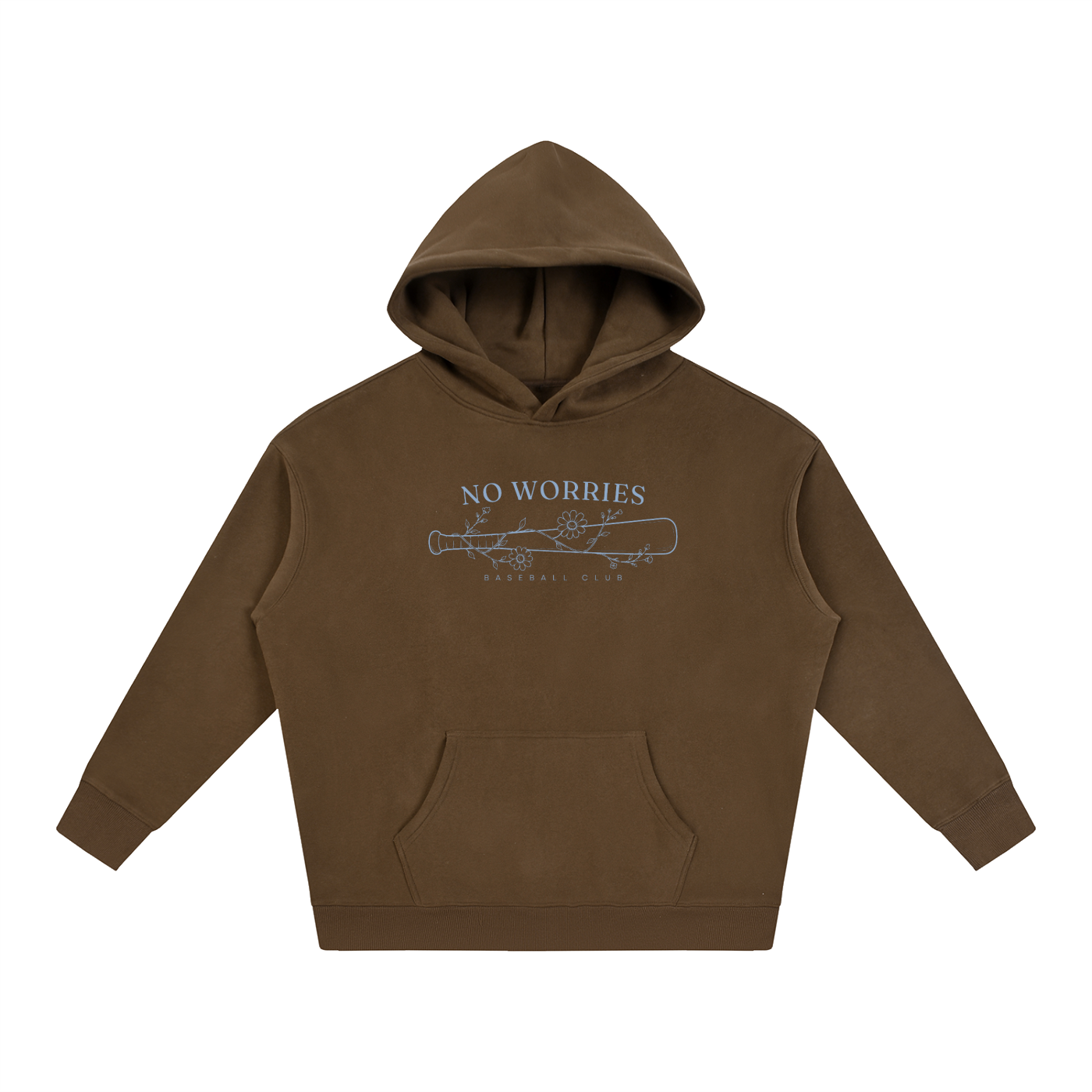 No Worries Baseball Club | Hoodie | Blue