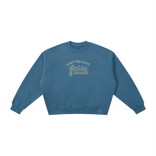 Lost the Plot | Ladies’ Oversized Crewneck | Buttercream