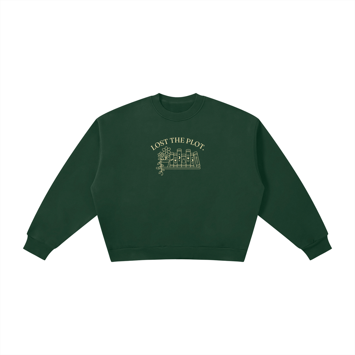 Lost the Plot | Ladies’ Oversized Crewneck | Buttercream