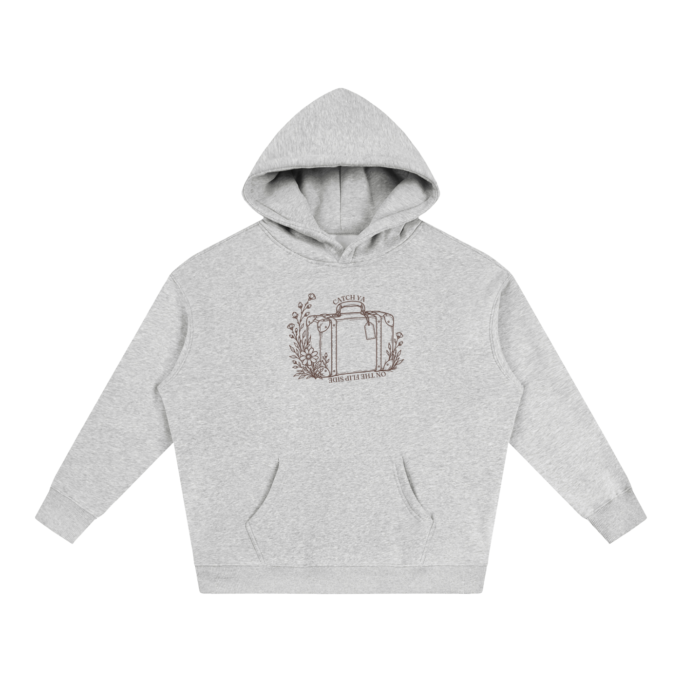 Catch Ya on the Flip Side | Hoodie | Espresso
