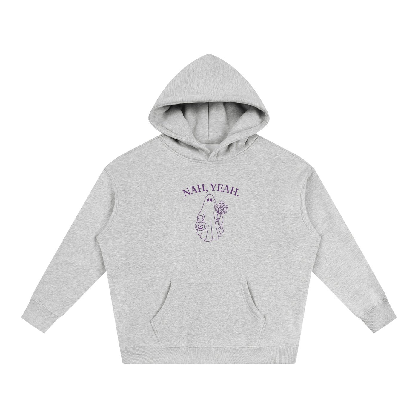 Nah, Yeah Hoodie - Plum
