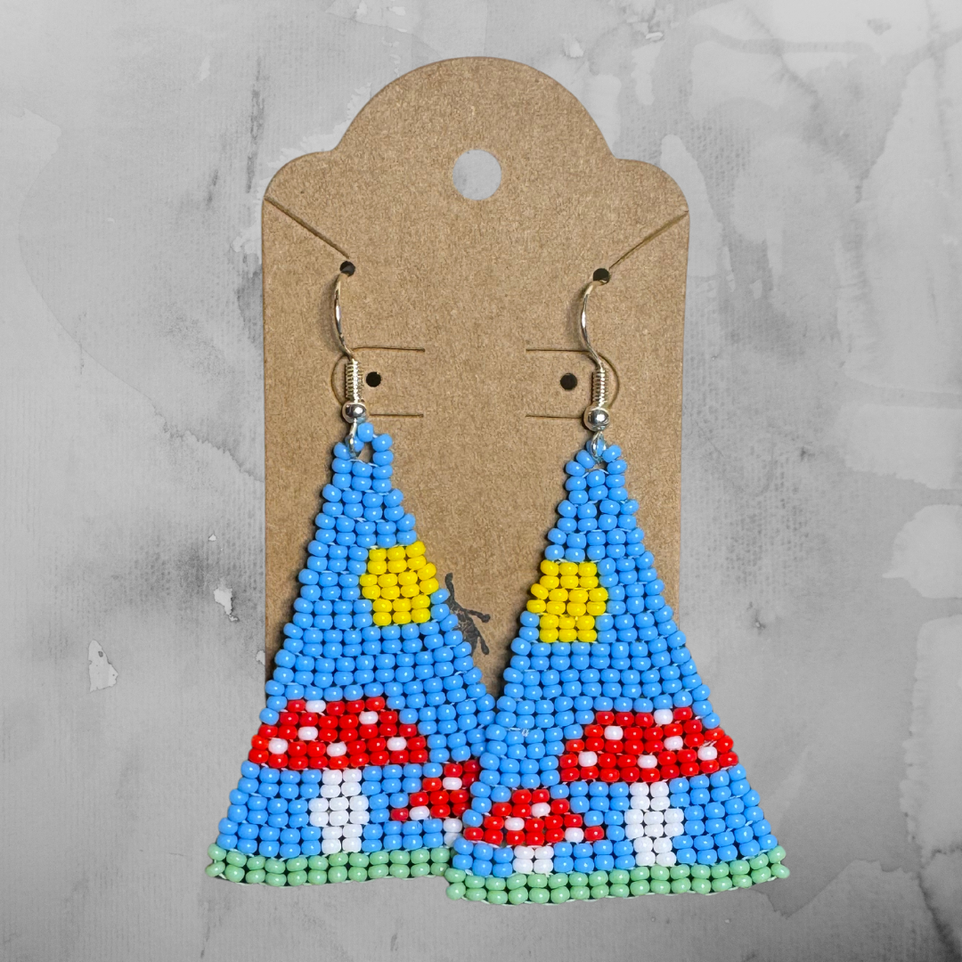 Mushroom Earrings - Day