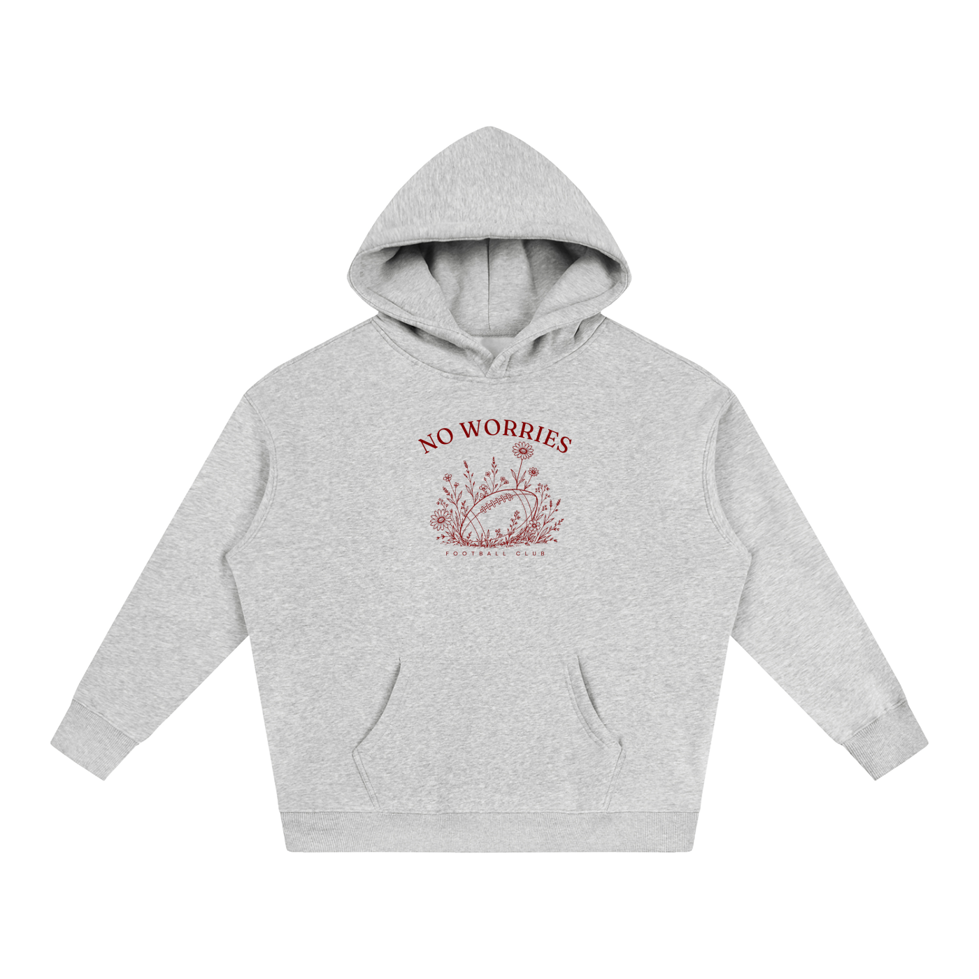 No Worries Football Club | Hoodie | Cherry