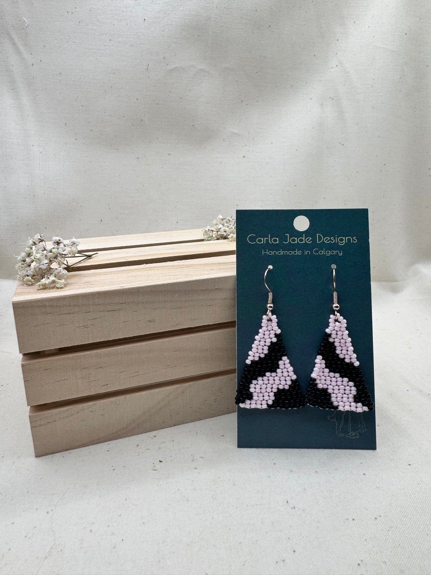 Colourwave Earrings - Midnight Blush