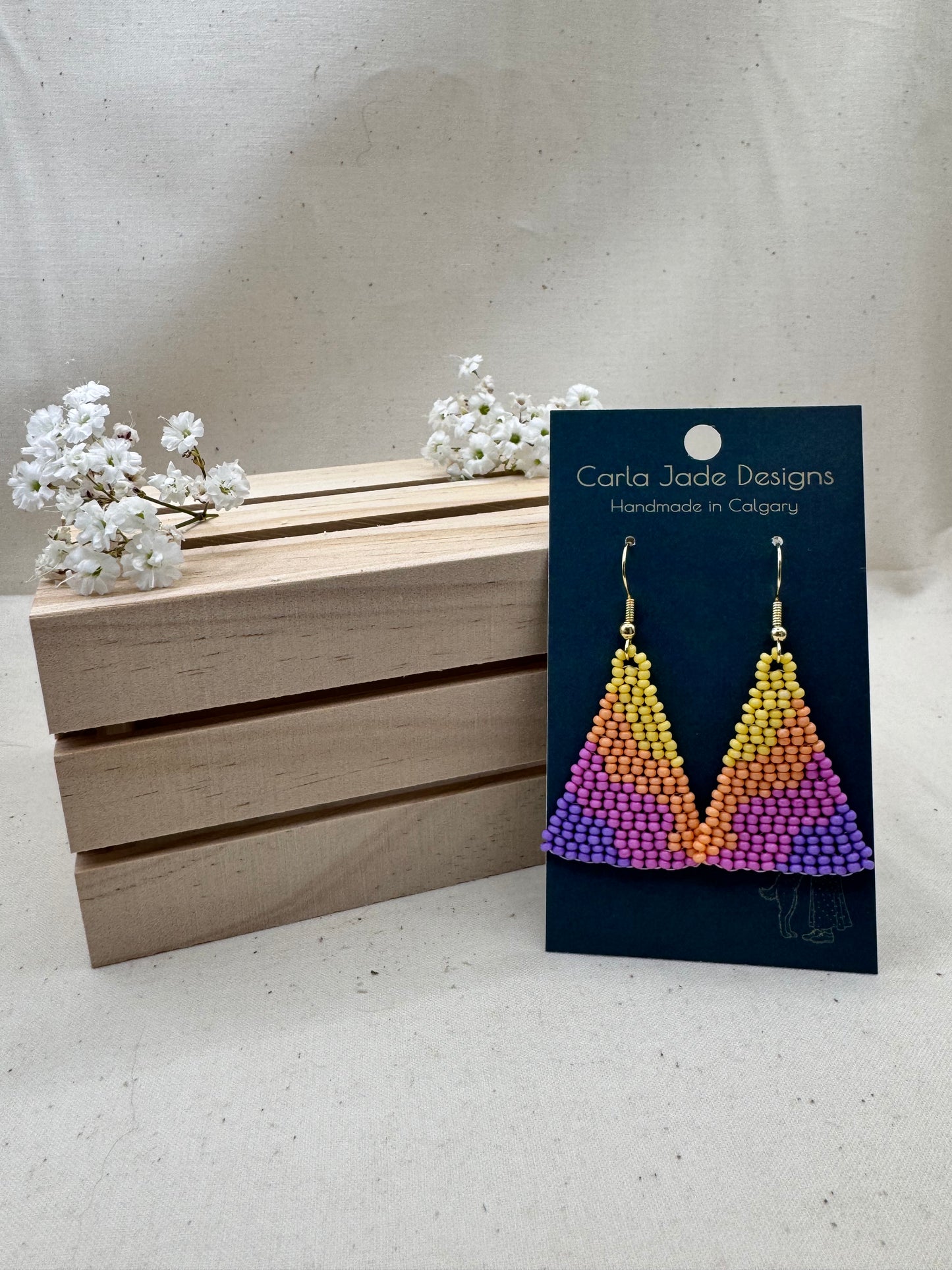 Colourwave Earrings - Sunset Punch