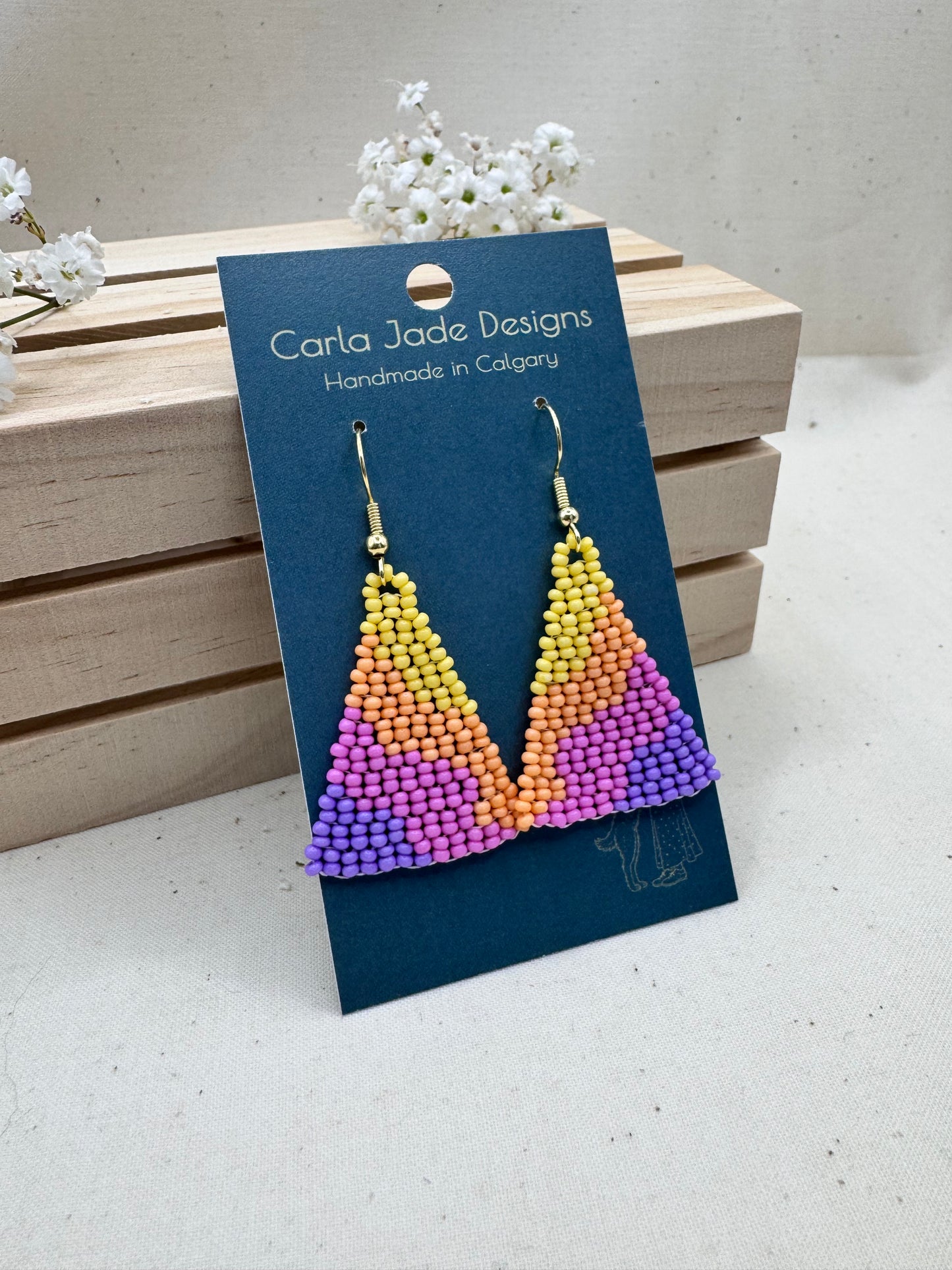 Colourwave Earrings - Sunset Punch