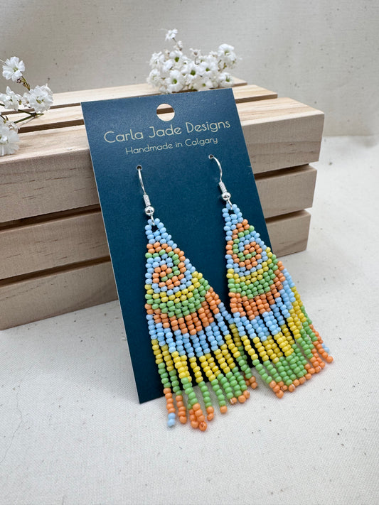 Pastel Swirl Earrings