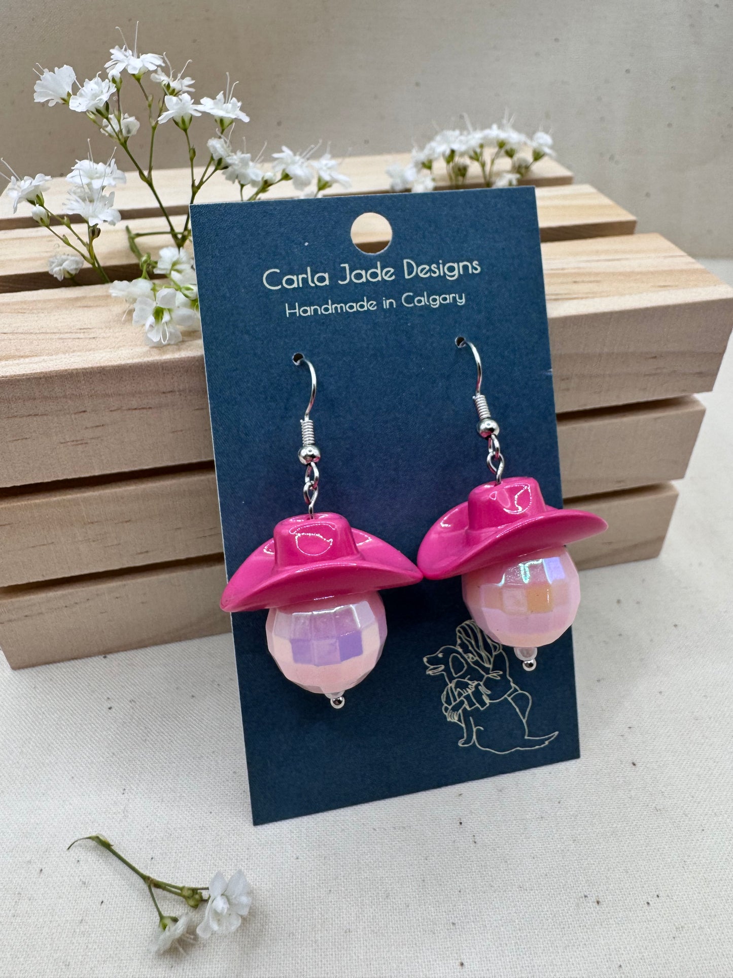 Midnight Rodeo Earrings - Barbie After Dark