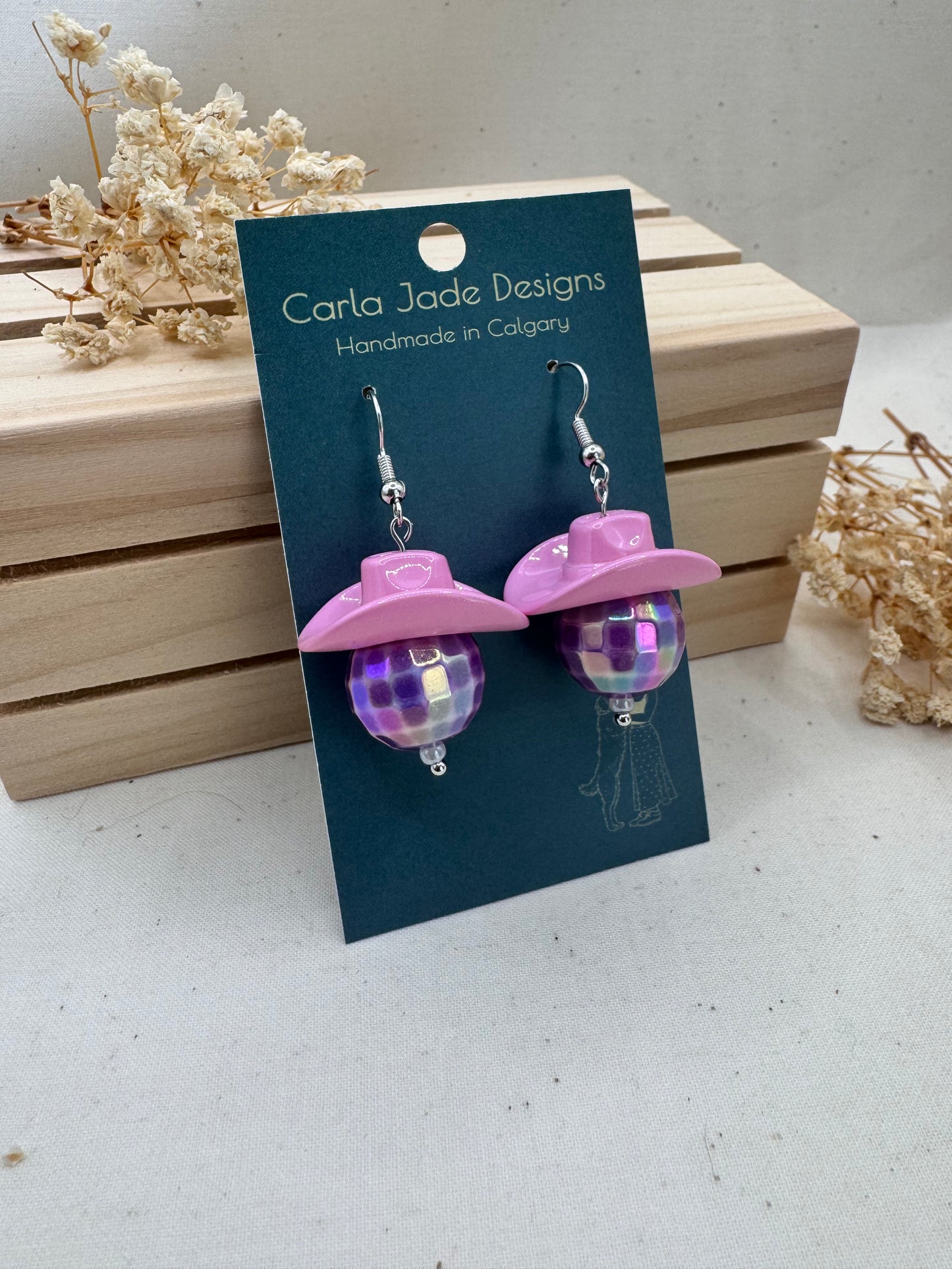 Midnight Rodeo Earrings - Lilac Crush