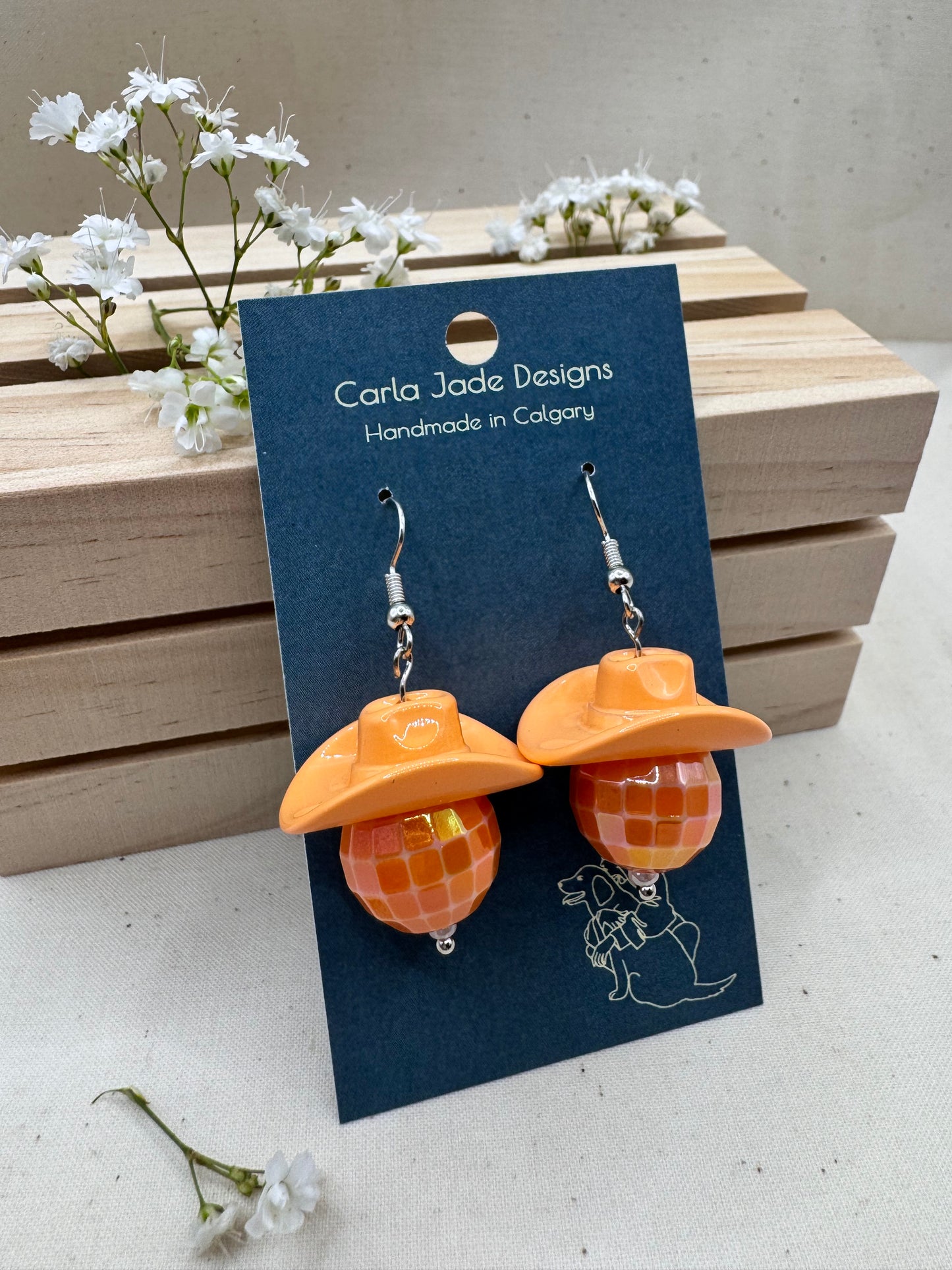 Midnight Rodeo Earrings - Tequila Sunrise