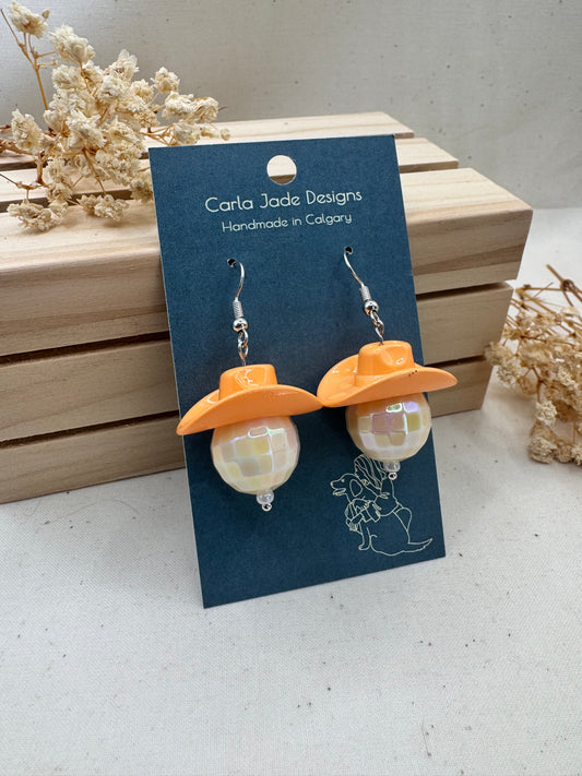 Midnight Rodeo Earrings - Orange & Yellow